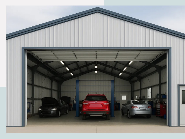 Ангары из сэндвич панелей от 608 руб. в Беслан