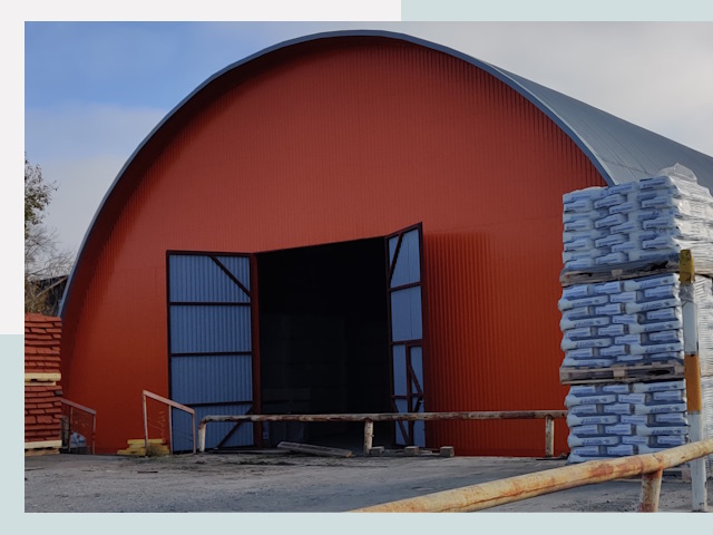 Полукруглые ангары по цене от 608 руб. в Беслан