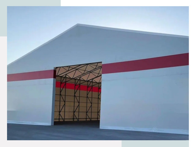 Быстровозводимые ангары в Беслане