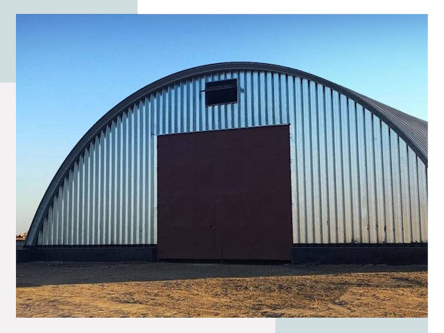 Арочные ангары в Беслане