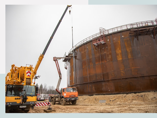 Монтаж резервуаров в Беслане от 608 руб. за м³