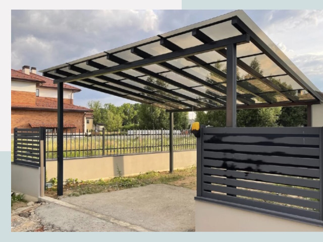 Металлические навесы в Беслан от 608 руб. за м²