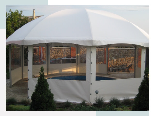 Тентовые павильоны в Беслане