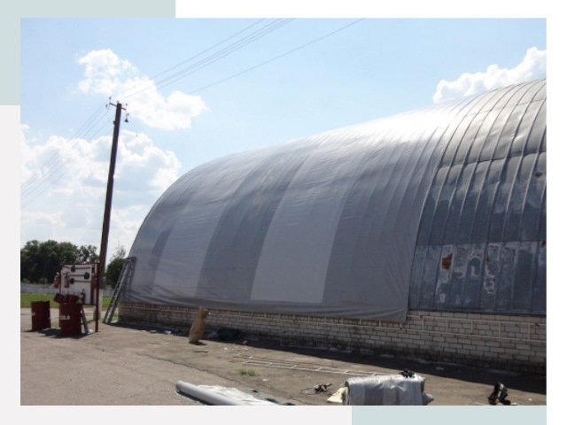 Ремонт ангаров в Беслане