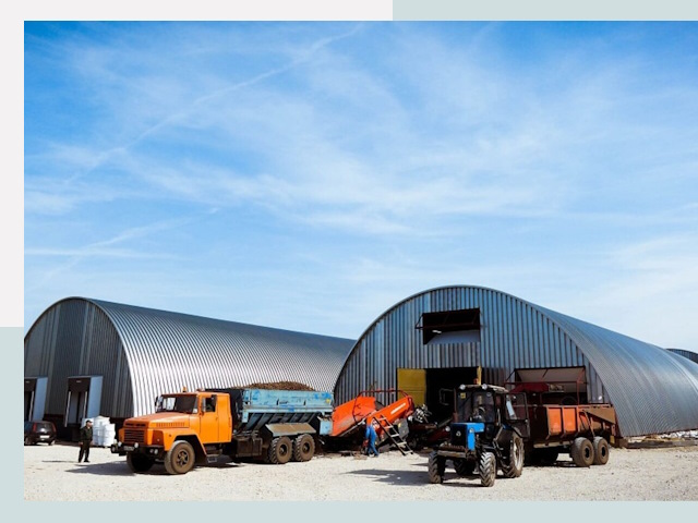 Ангары для спецтехники в Беслане